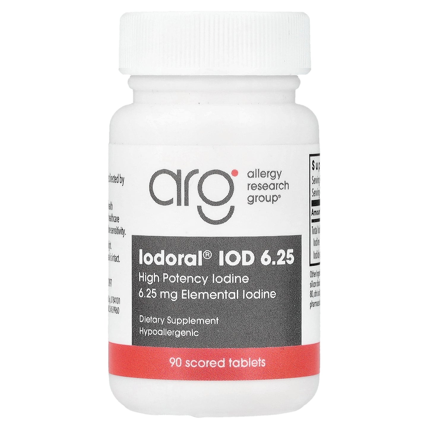 Optimox, Iodoral® IOD 6.25, 6.25 mg, 90 Scored Tablets