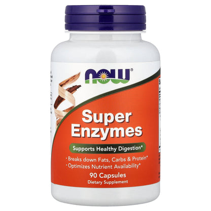 NOW Foods, Super Enzymes, 90 Capsules