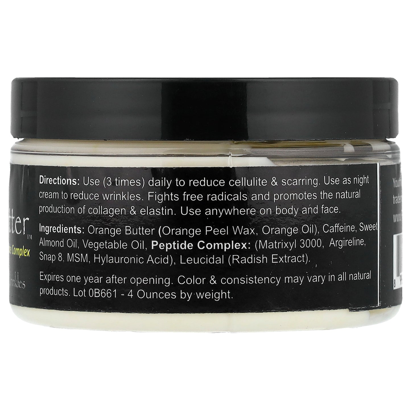 Greensations, Cellulite Butter™ with Peptide Complex, 4 oz