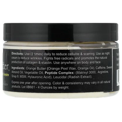 Greensations, Cellulite Butter™ with Peptide Complex, 4 oz