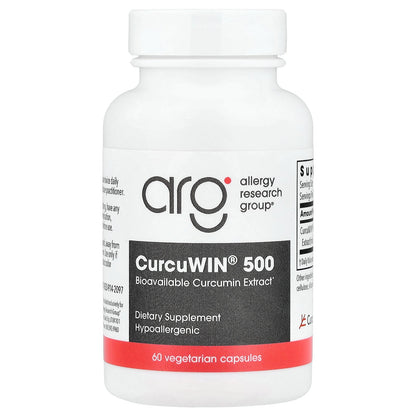 Allergy Research Group, CurcuWIN® 500, 60 Vegetarian Capsules (500 mg per Capsule)