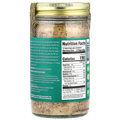 Artisana, Organics, Raw Almond Butter, 14 oz (397 g)
