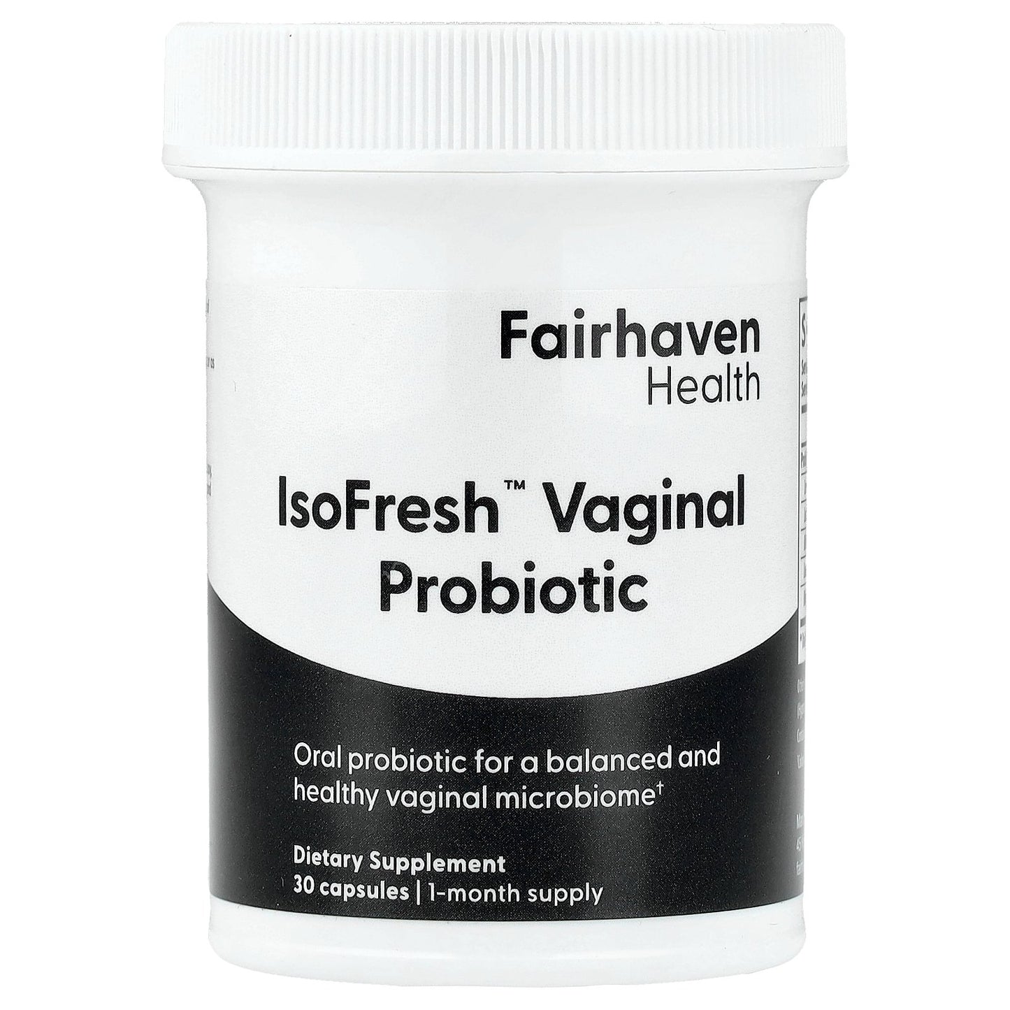 Fairhaven Health, IsoFresh™ Vaginal Probiotic, 30 Capsules