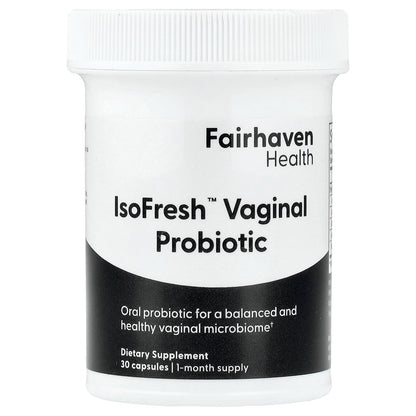 Fairhaven Health, IsoFresh™ Vaginal Probiotic, 30 Capsules