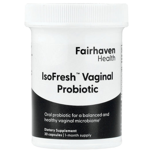 Fairhaven Health, IsoFresh™ Vaginal Probiotic, 30 Capsules