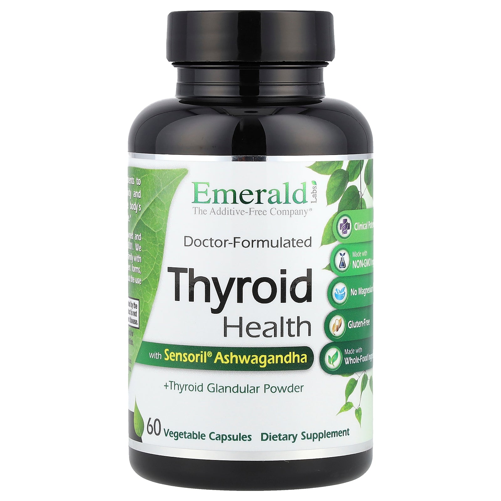 Emerald Laboratories, Thyroid Health, 60 Vegetable Capsules
