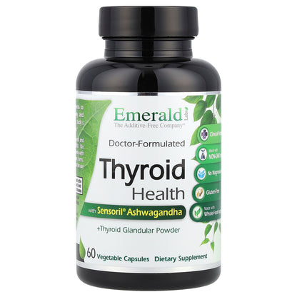 Emerald Laboratories, Thyroid Health, 60 Vegetable Capsules