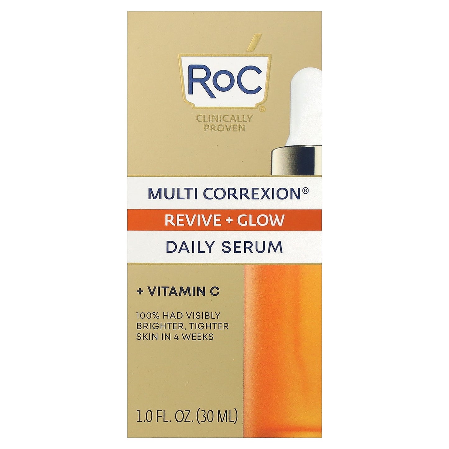 RoC, Multi Correxion®, Revive + Glow, Daily Serum + Vitamin C, 1 fl oz (30 ml)
