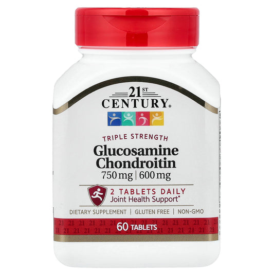 21st Century, Glucosamine/Chondroitin, 60 Tablets