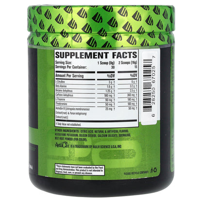 Jacked Factory, Nitro Surge™, Pre-Workout, Watermelon, 8.46 oz (240 g)