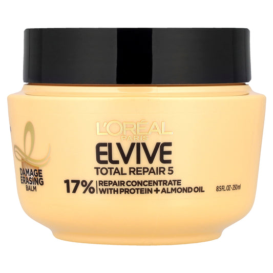 L'Oréal, Elvive, Total Repair 5, Damage-Erasing Balm, 8.5 fl oz (250 ml)