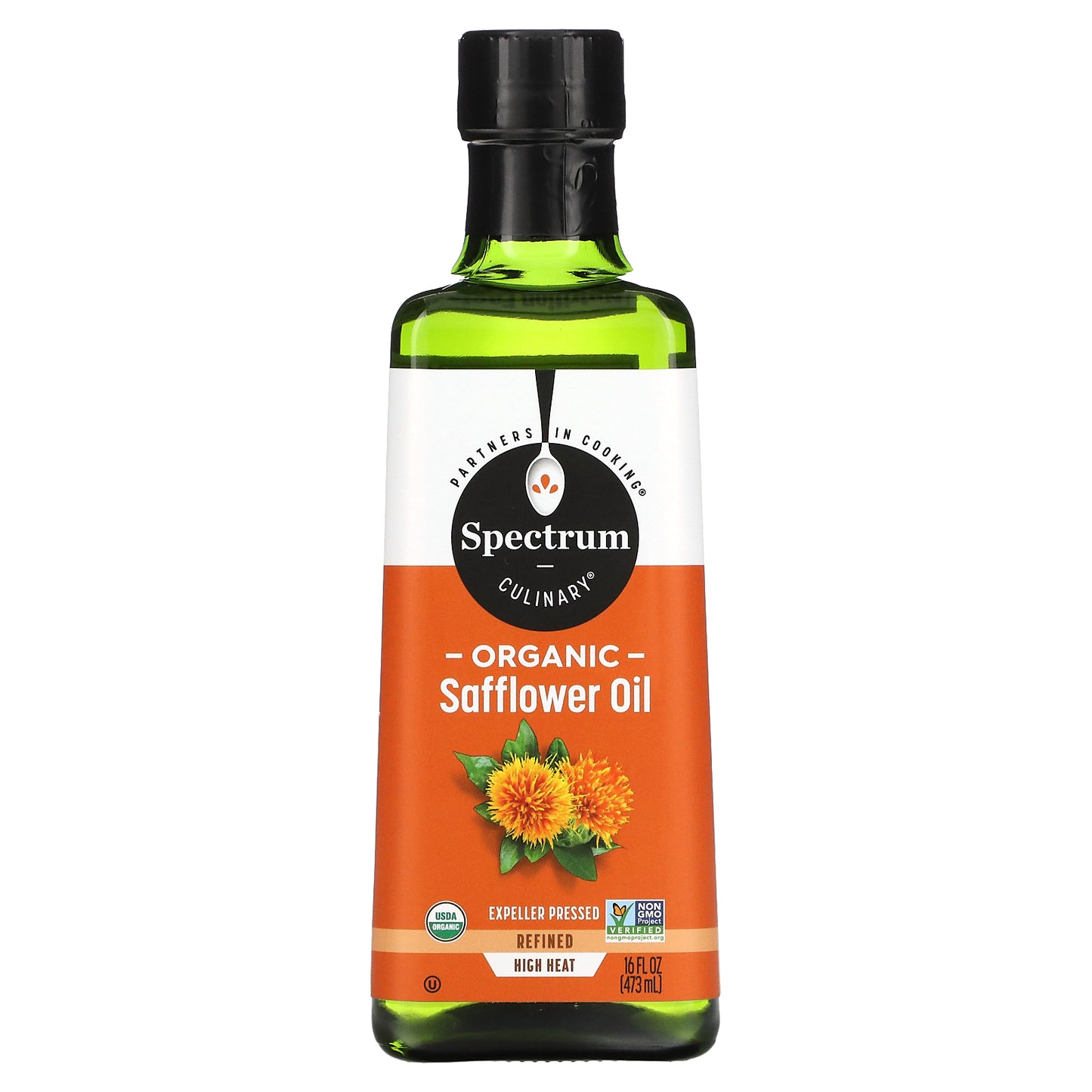 Spectrum Culinary, Organic Safflower Oil, Refined, 16 fl oz (473 ml)