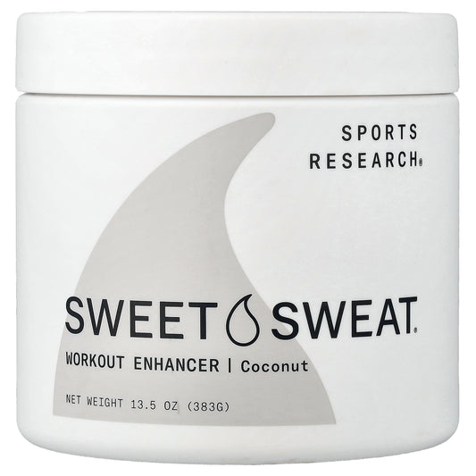 Sports Research, Sweet Sweat®, Workout Enhancer, Coconut, 13.5 oz (383 g)