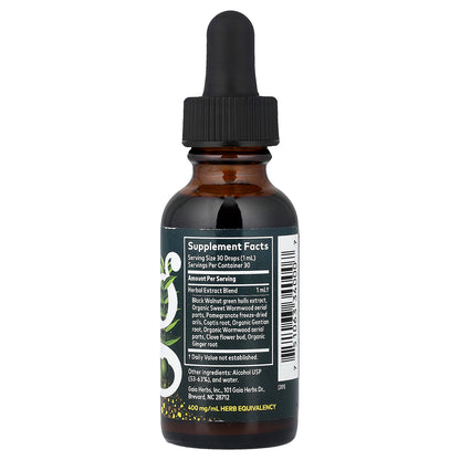 Gaia Herbs, Wormwood Black Walnut Supreme, 1 fl oz (30 ml)