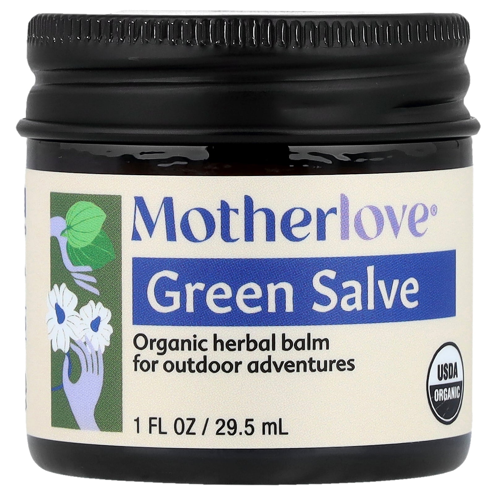 Motherlove, Green Salve, 1 fl oz (29.5 ml)
