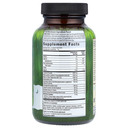 Irwin Naturals, Concentrated Maca Root and Ashwagandha, 75 Liquid Soft-Gels