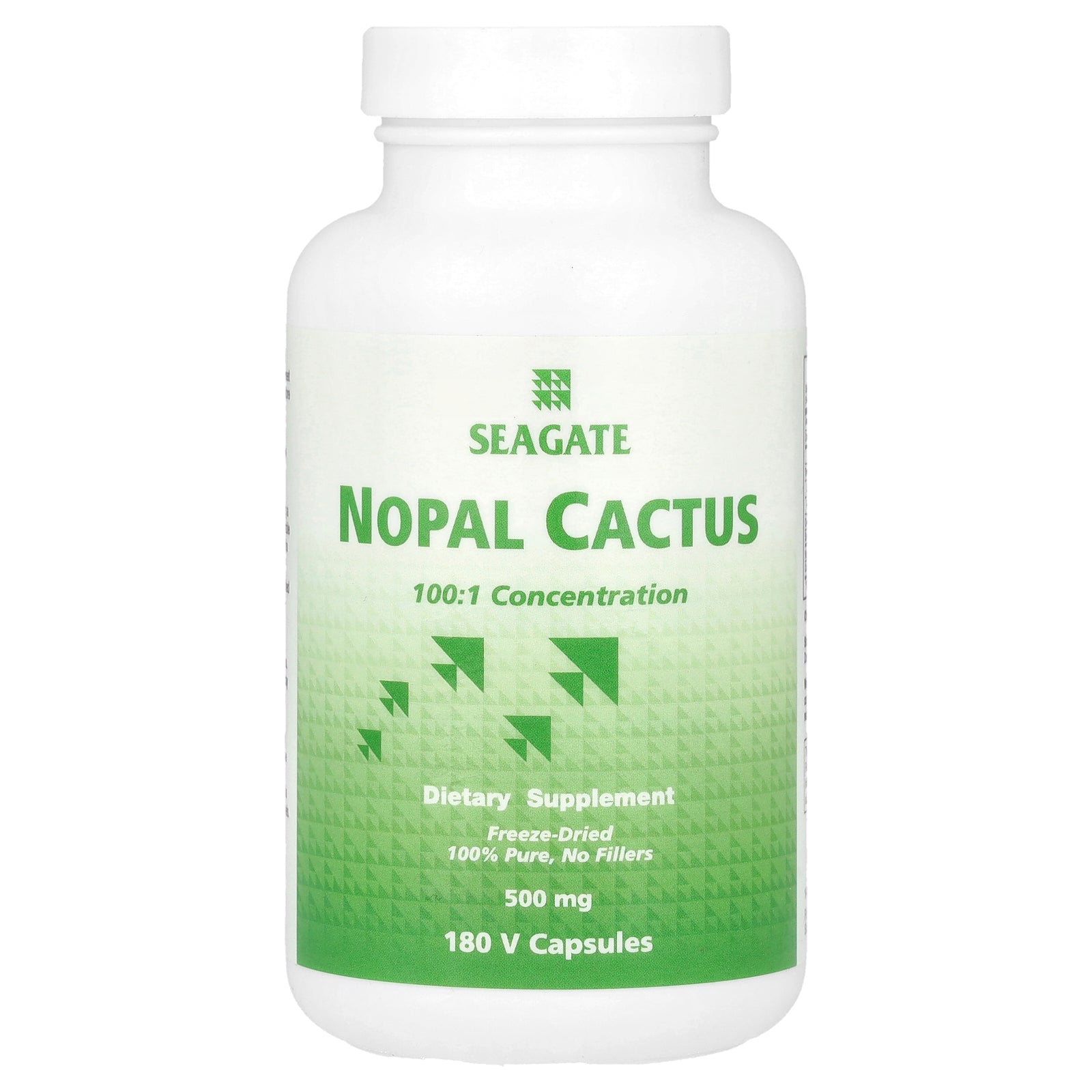 Seagate, Nopal Cactus, 500 mg, 180 V Capsules