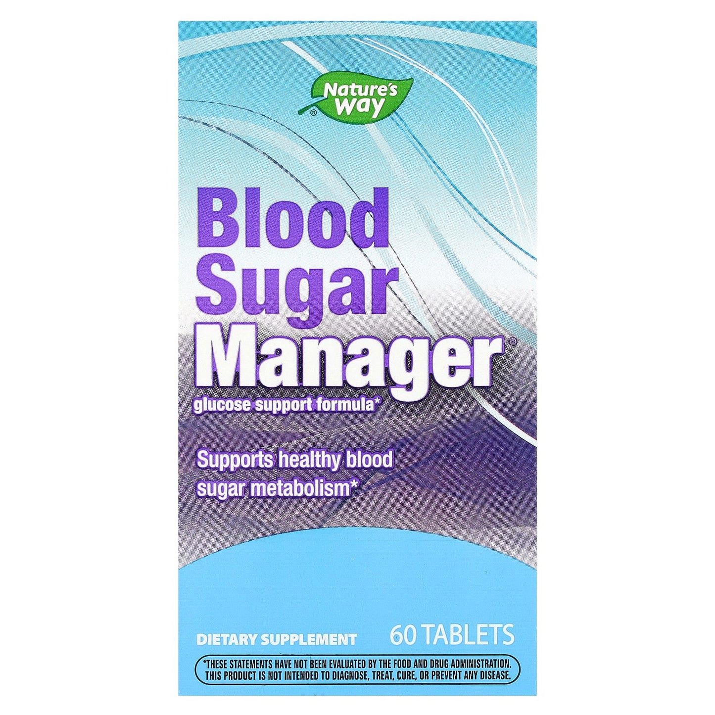 Nature's Way, Blood Sugar Manager, 60 Tablets