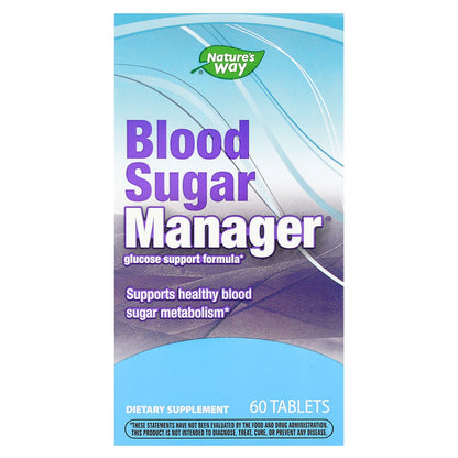 Nature's Way, Blood Sugar Manager, 60 Tablets