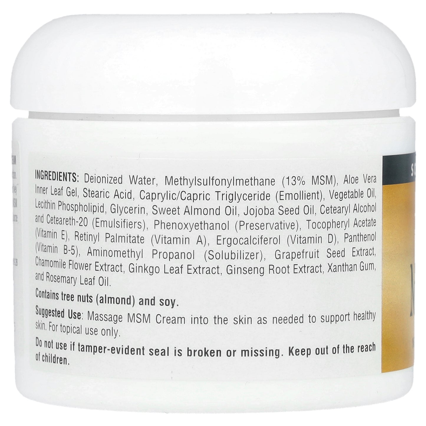 Source Naturals, MSM Cream, 4 oz (113.4 g)