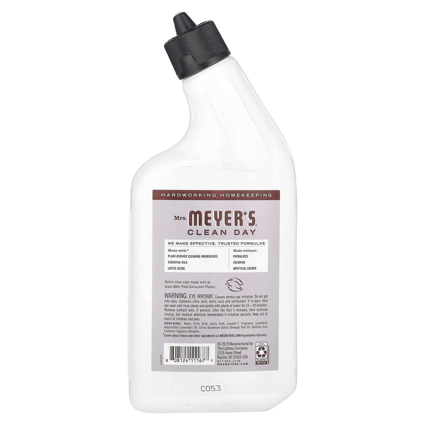 Mrs. Meyers Clean Day, Toilet Bowl Cleaner, Lavender, 24 fl oz (710 ml)