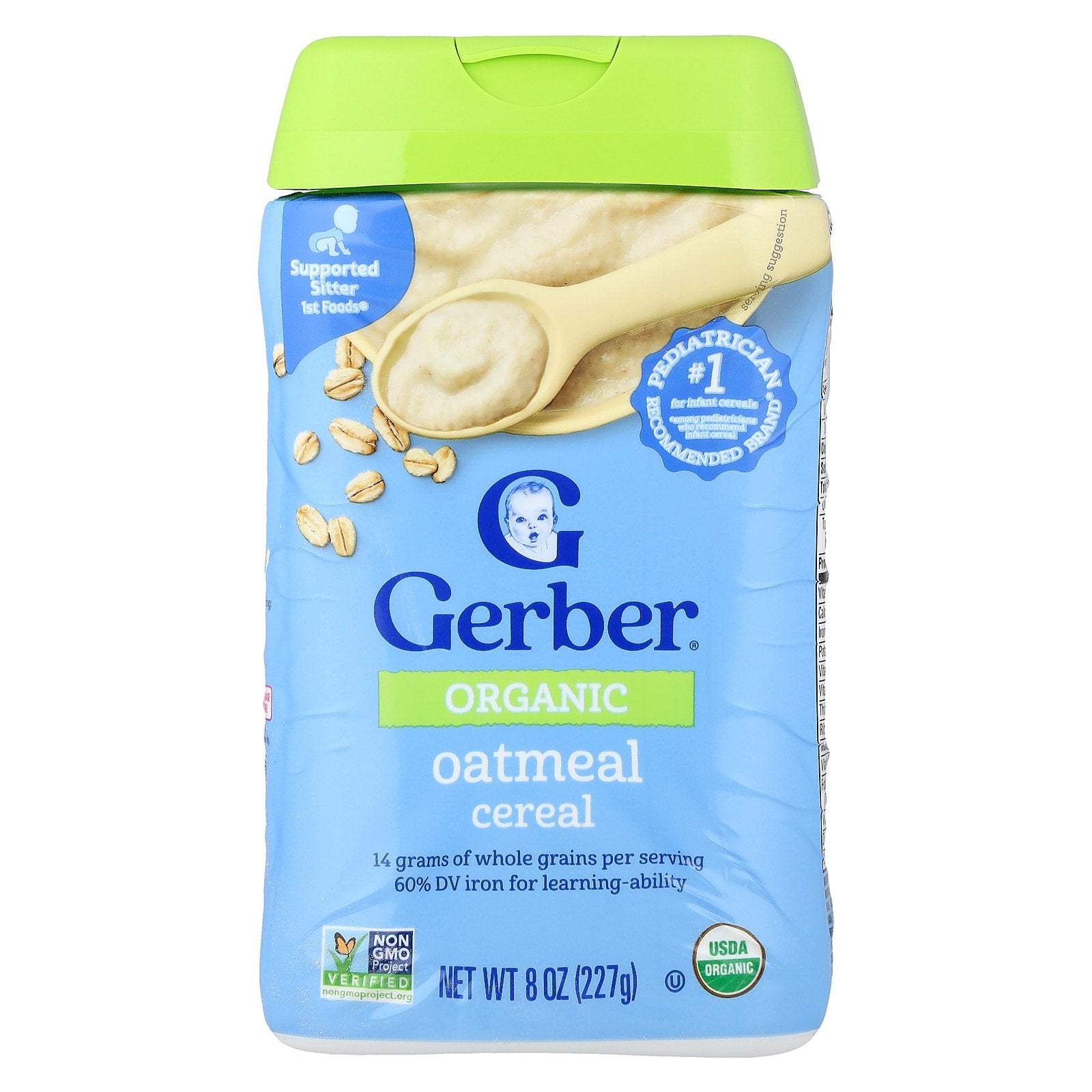 Gerber, Organic Oatmeal Cereal, 1st Foods®, 8 oz (227 g)