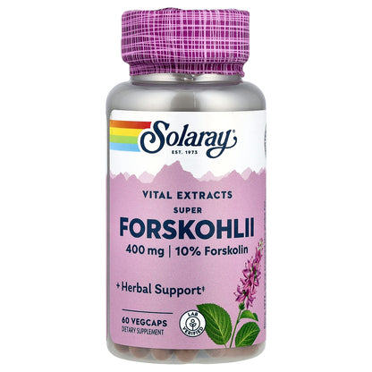 Solaray, Super Forskohlii, 400 mg, 60 VegCaps
