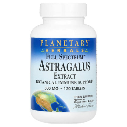 Planetary Herbals, Full Spectrum™ Astragalus Extract, 120 Tablets