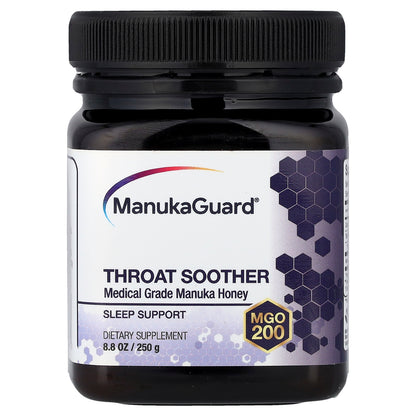 ManukaGuard, Throat Soother, Manuka Honey, MGO 200, 8.8 oz (250 g)