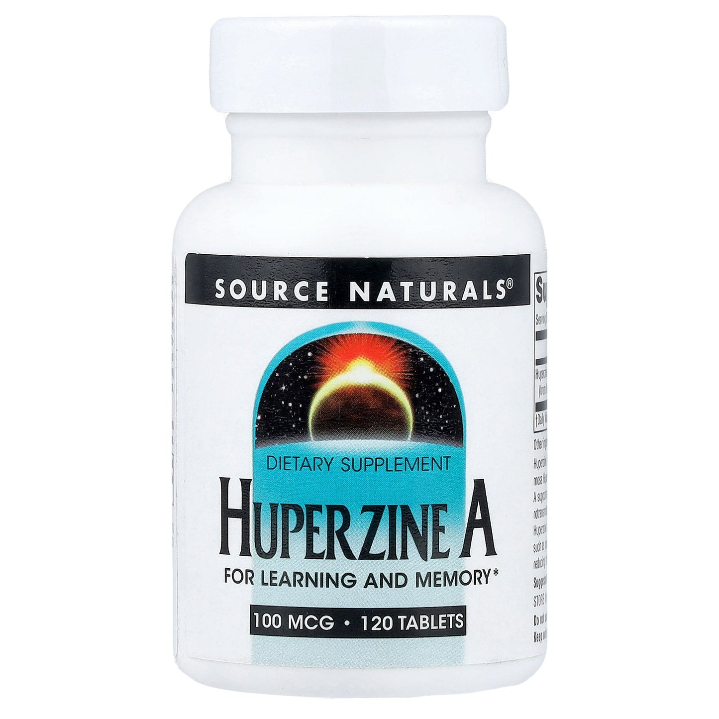 Source Naturals, Huperzine A, 100 mcg, 120 Tablets