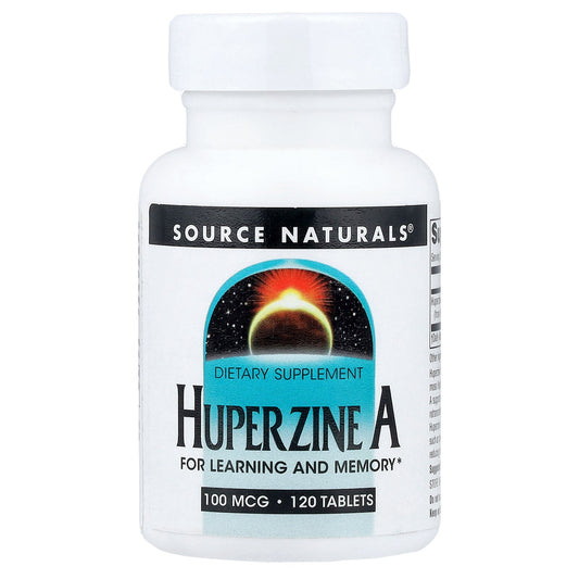 Source Naturals, Huperzine A, 100 mcg, 120 Tablets