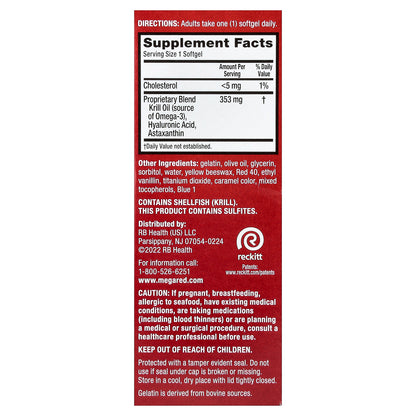 Schiff, MegaRed®, Superior Joint Care, 60 Softgels