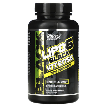 Nutrex Research, LIPO 6, Intense, Ultra Concentrate, 60 Capsules