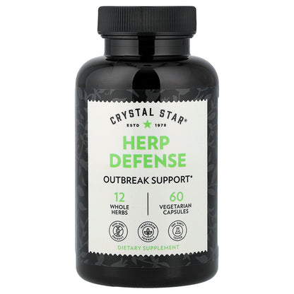 Crystal Star, Herp Defense, 60 Vegetarian Capsules