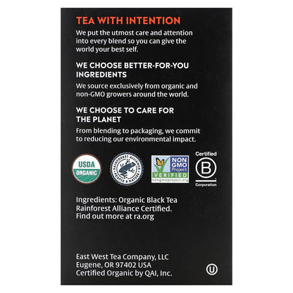 Choice Organics, Black Tea, English Breakfast, 16 Tea Bags, 1.12 oz (32 g)