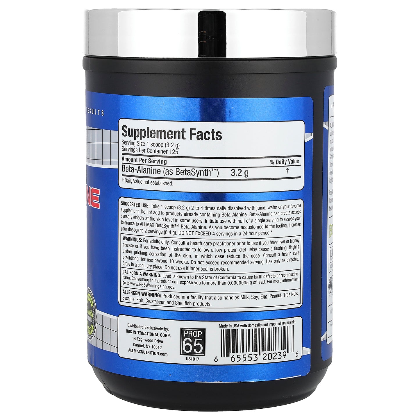 ALLMAX, Essentials, Beta-Alanine, 14.11 oz (400 g)