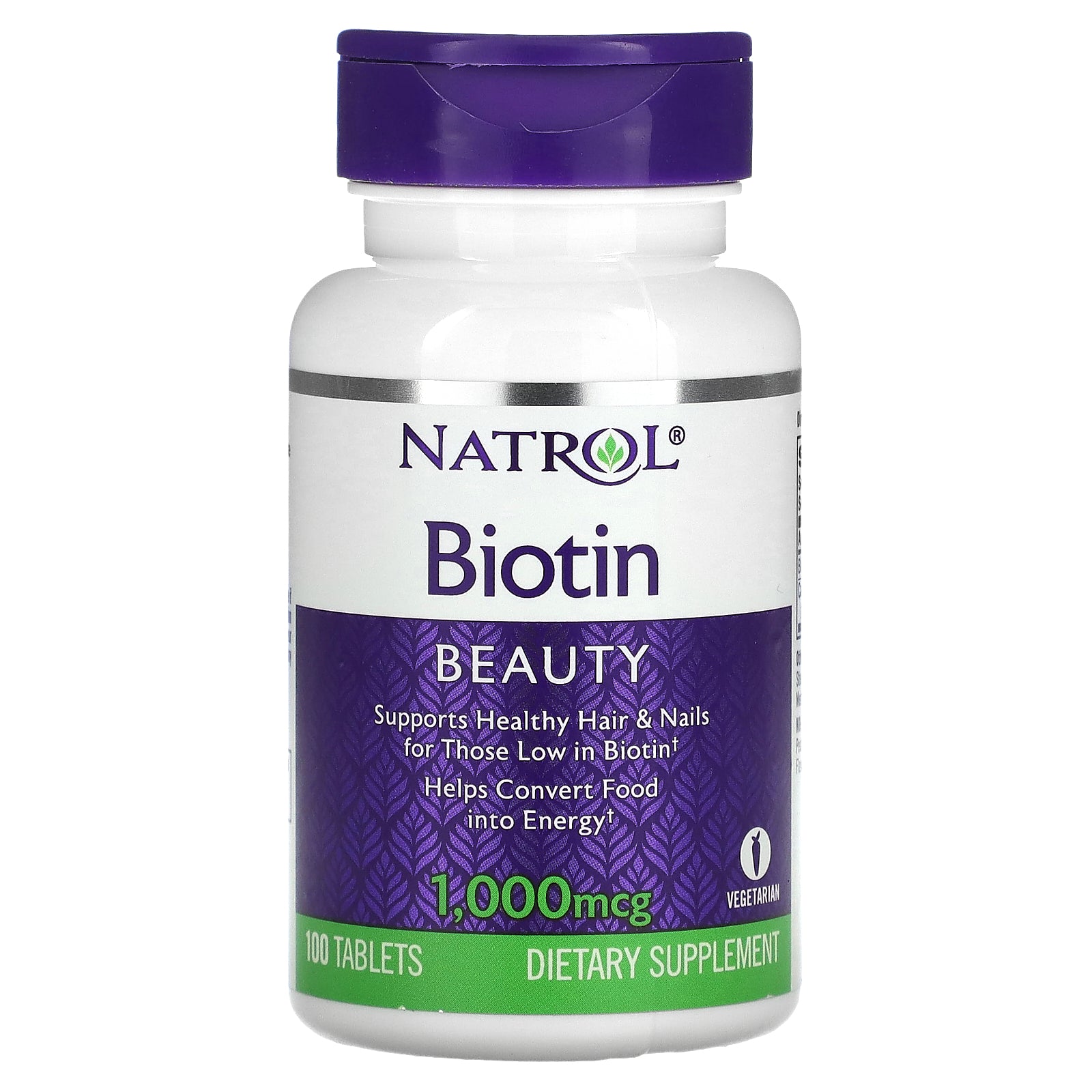 Natrol, Biotin, 1,000 mcg, 100 Tablets