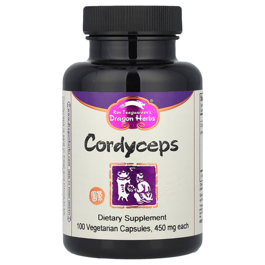 Dragon Herbs, Cordyceps, 450 mg, 100 Vegetarian Capsules