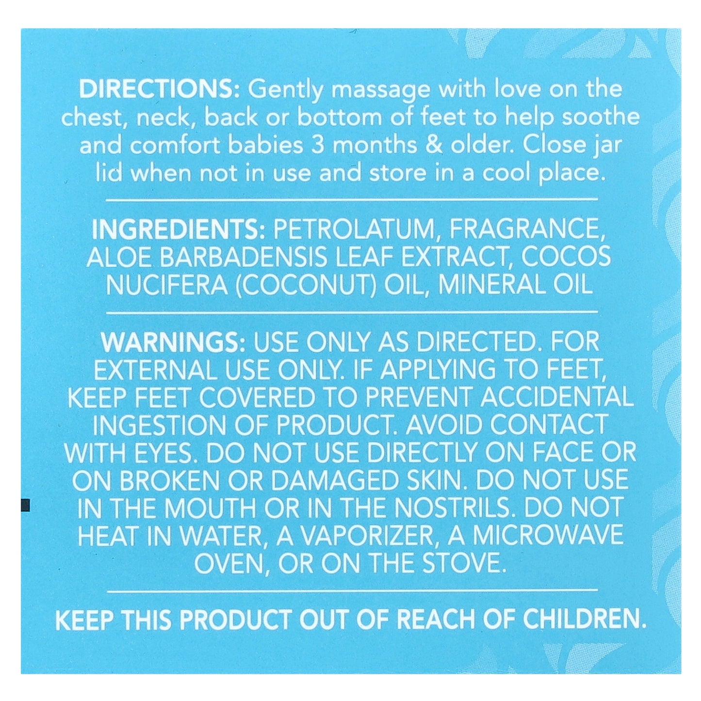 Vicks, Baby Rub™ Ointment, 3+ Months , 1.76 oz (50 g)