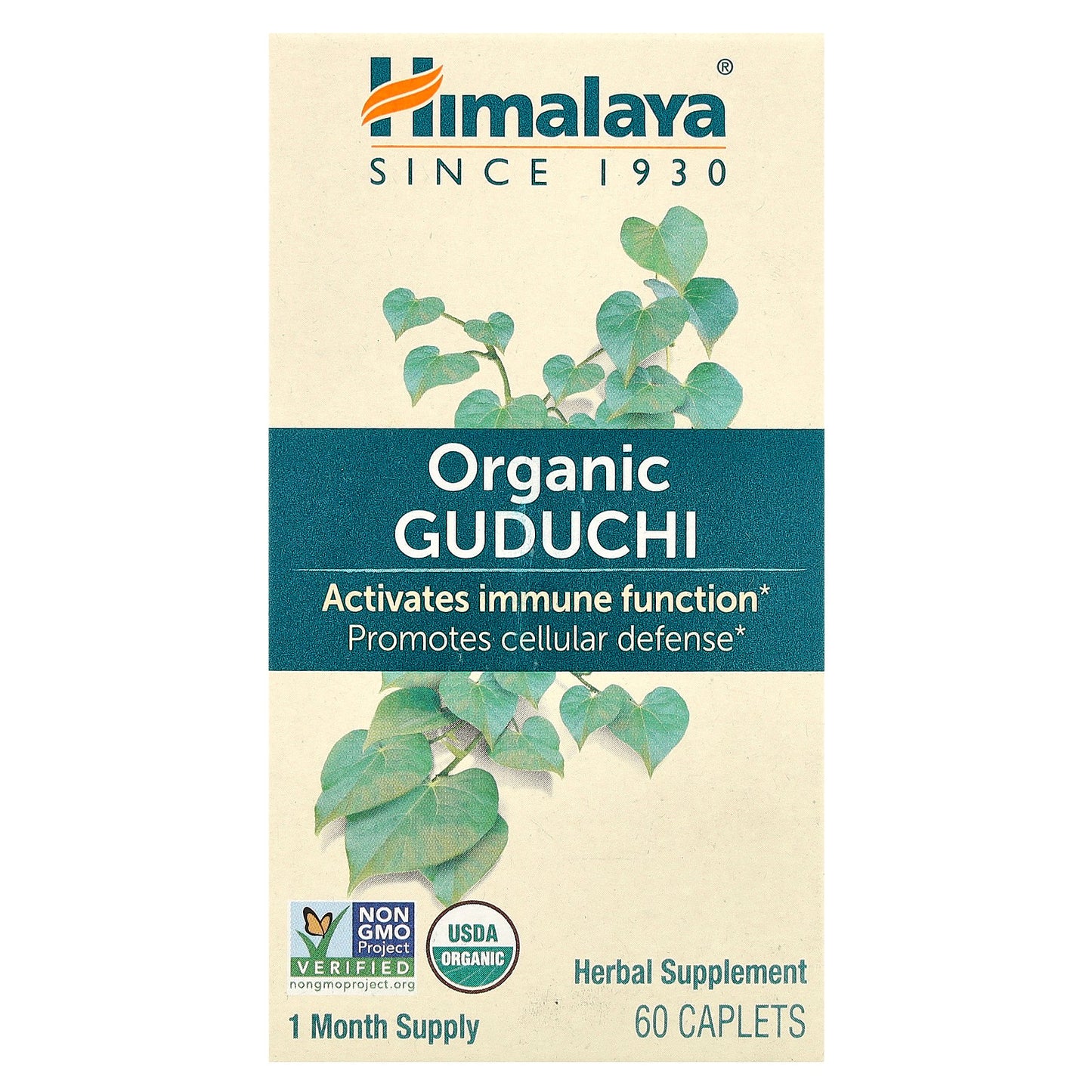 Himalaya, Organic Guduchi, 60 Caplets