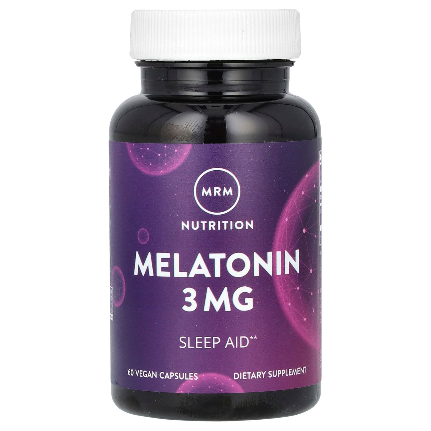 MRM Nutrition, Melatonin, 3 mg, 60 Vegan Capsules