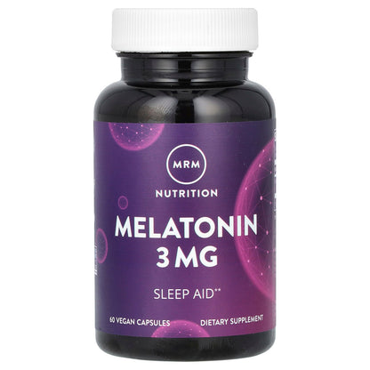 MRM Nutrition, Melatonin, 3 mg, 60 Vegan Capsules
