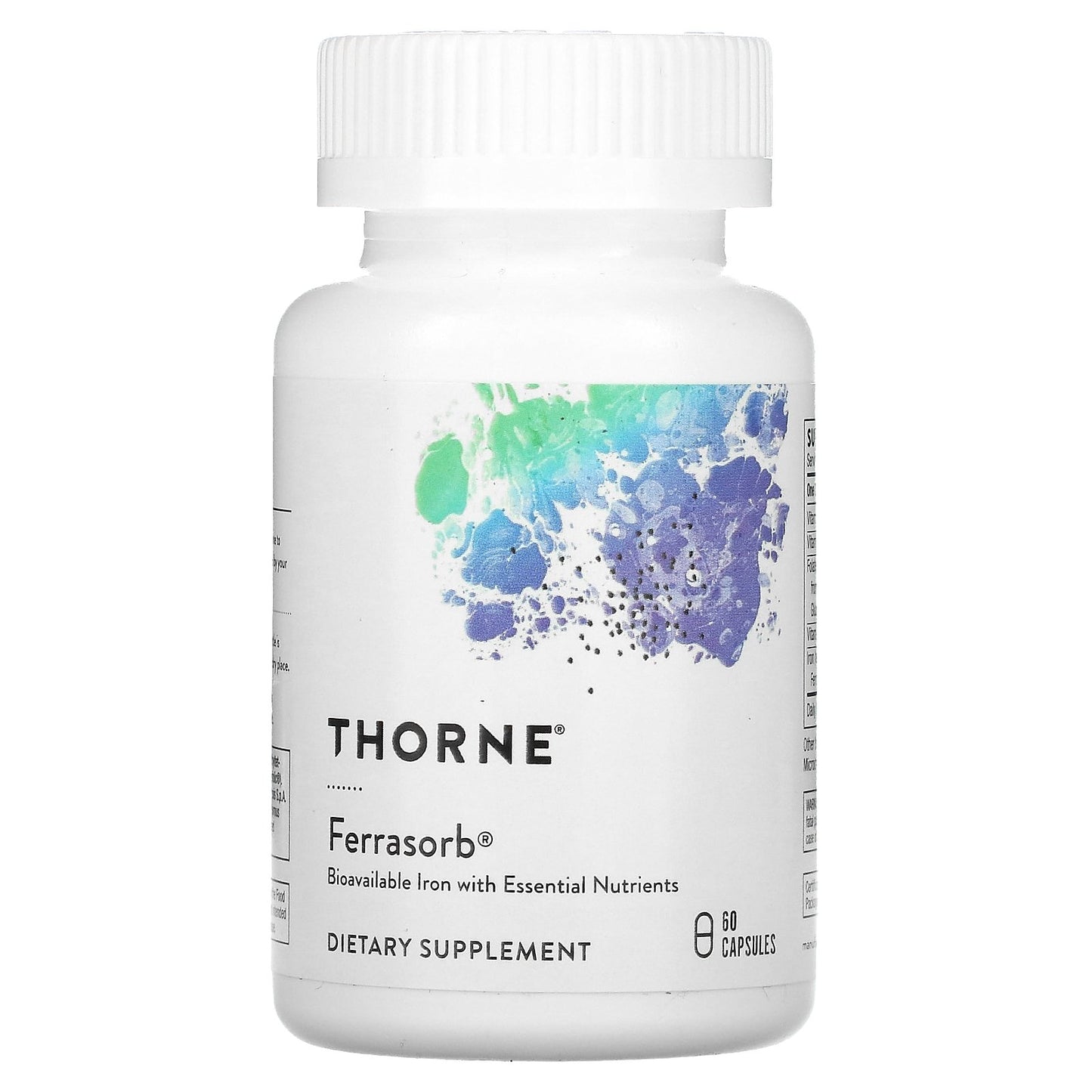 Thorne, Ferrasorb, 60 Capsules