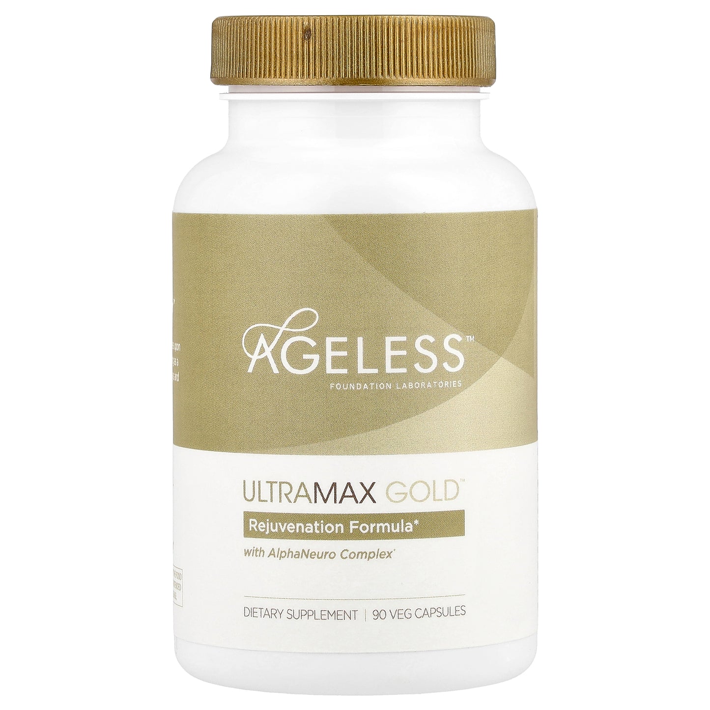 Ageless Foundation Laboratories, UltraMax Gold™ with AlphaNeuro Complex®, 90 Veg Capsules