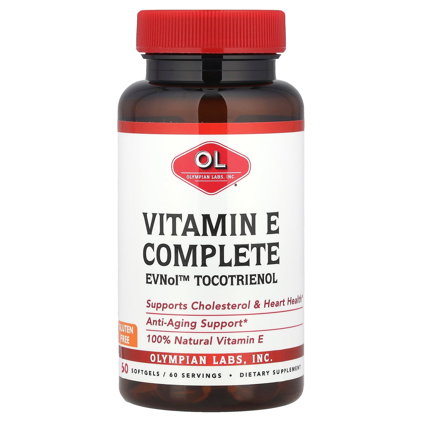 Olympian Labs, Vitamin E Complete, 60 Softgels