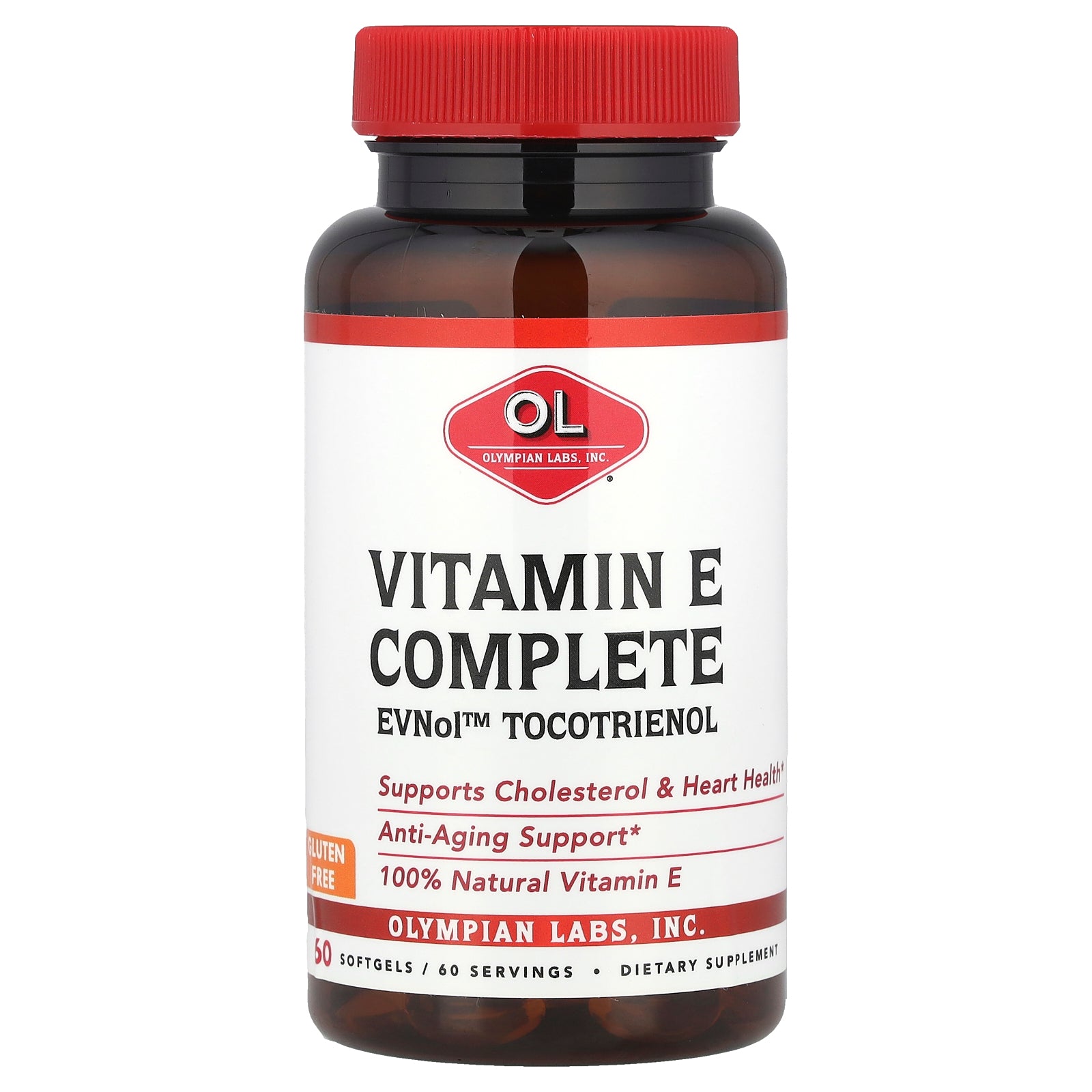 Olympian Labs, Vitamin E Complete, 60 Softgels