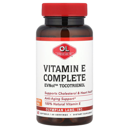 Olympian Labs, Vitamin E Complete, 60 Softgels