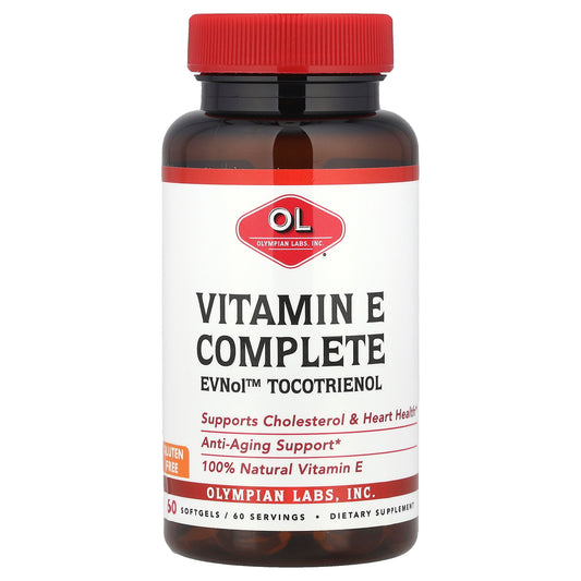Olympian Labs, Vitamin E Complete, 60 Softgels