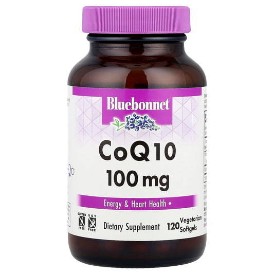 Bluebonnet Nutrition, CoQ10, 120 Vegetarian Softgels