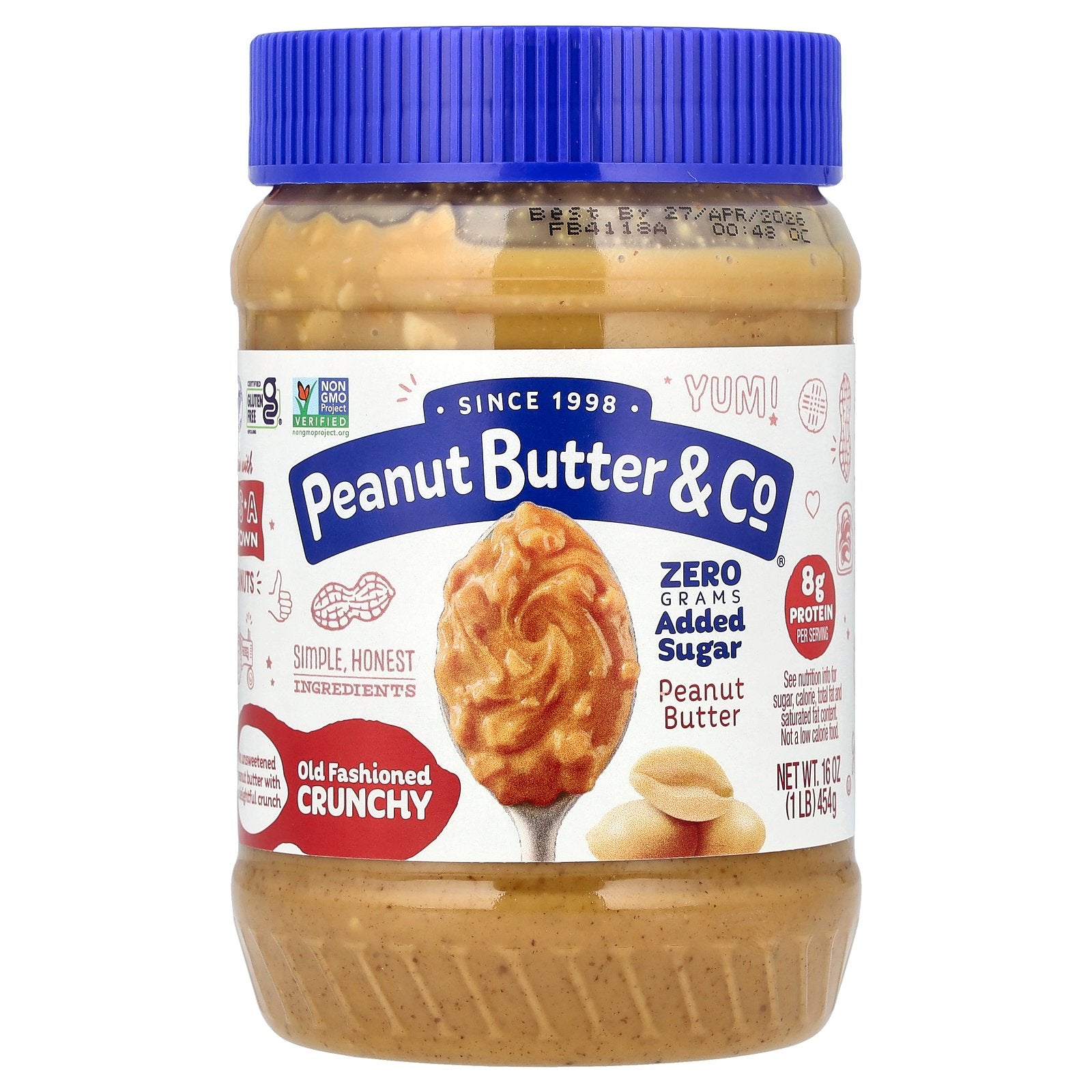 Peanut Butter & Co., Old Fashioned Crunchy, Peanut Butter, 16 oz (454 g)